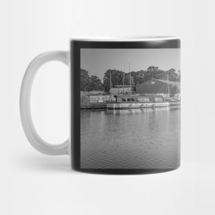 Boatyard at Barton Turf in the Norfolk Broads Mug